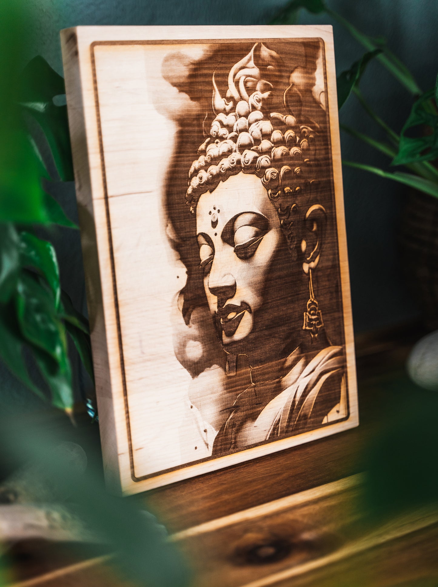Holzplatten “BUDDHA" 22,5x30cm