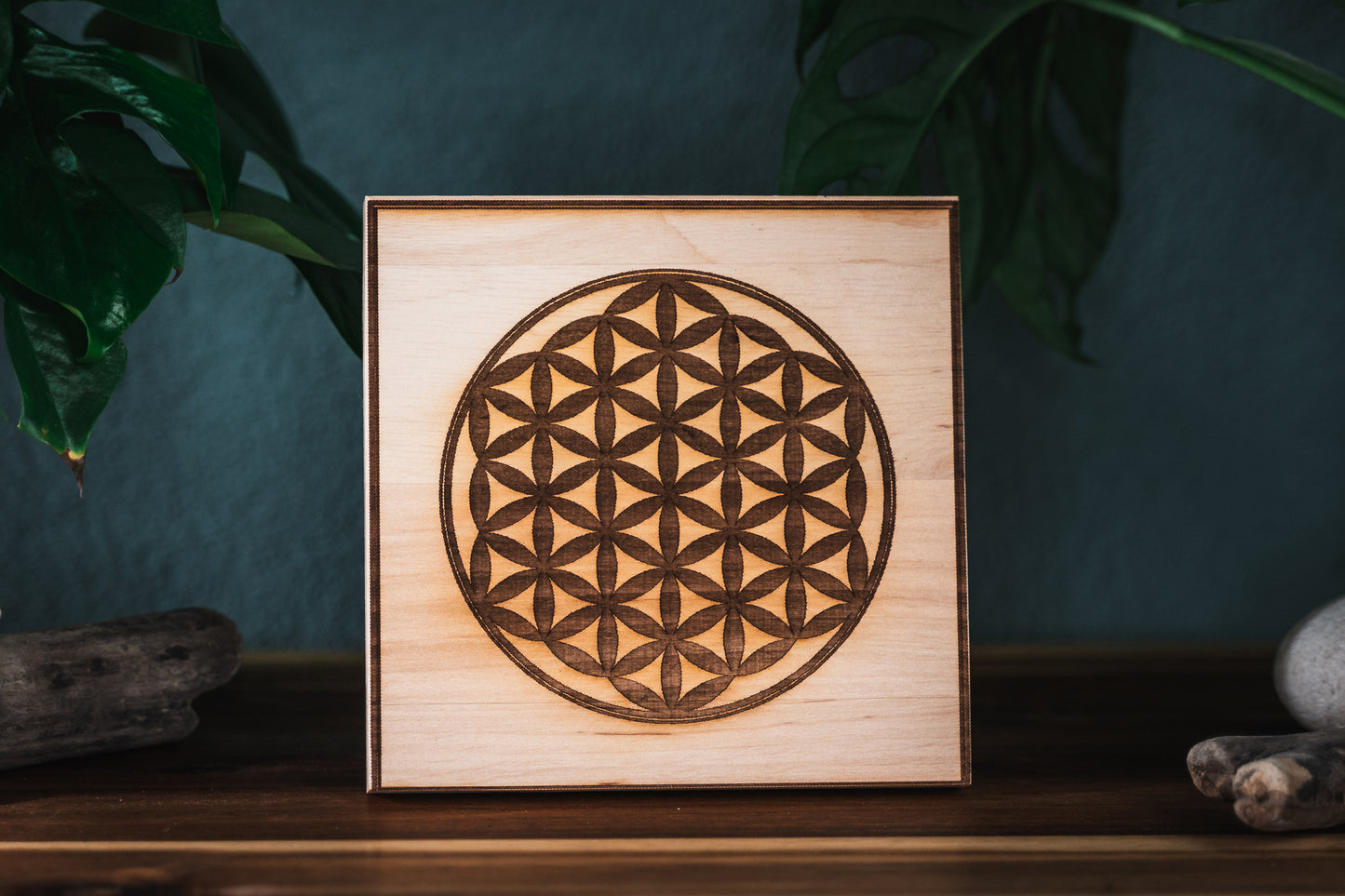 Holzplatten “MANDALA” 15x15cm