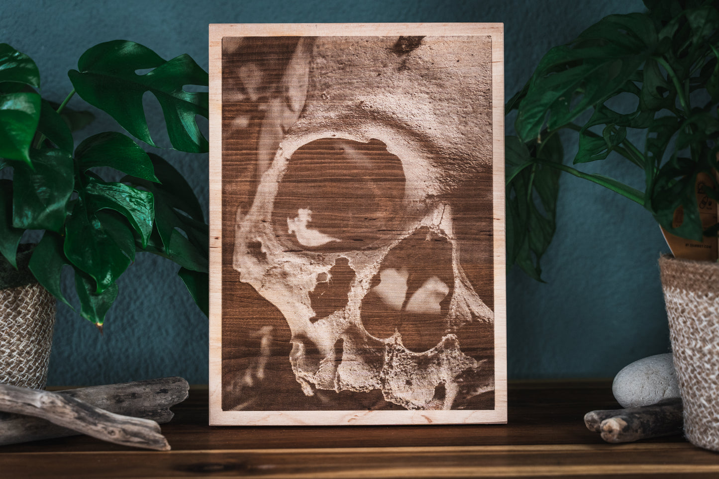 Holzplatten “SKULL" 15x15cm oder 22,5x30cm