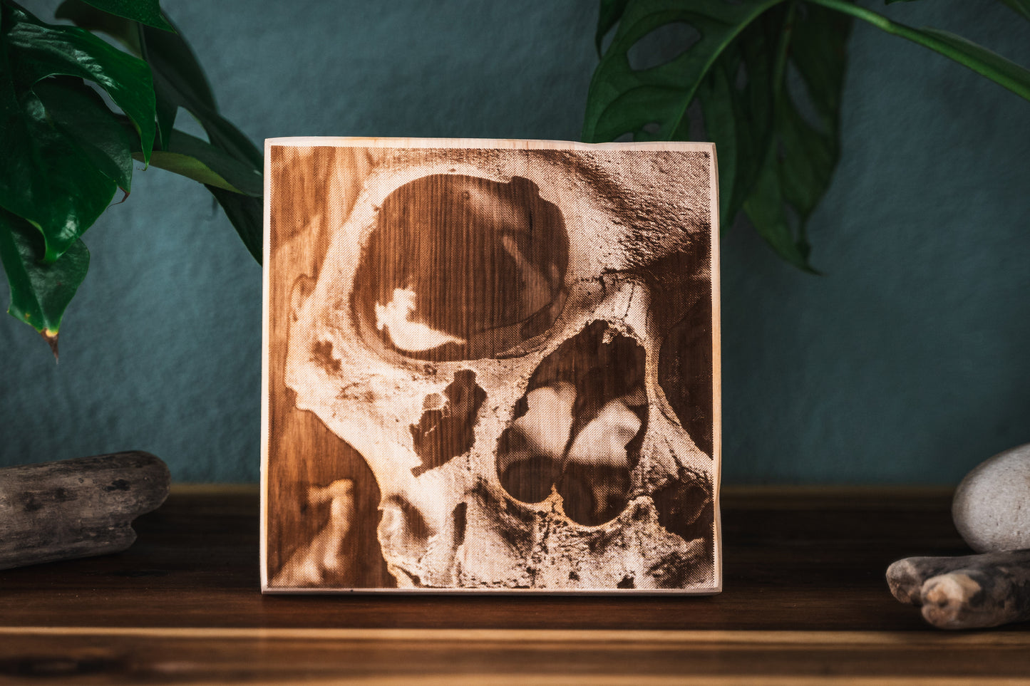 Holzplatten “SKULL" 15x15cm oder 22,5x30cm